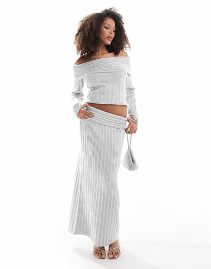 Cosy Knit Maxi Skirt