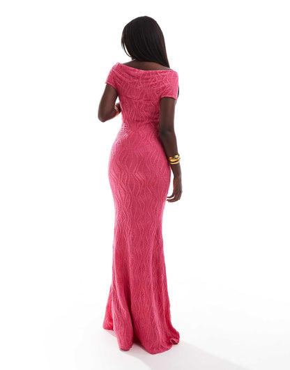 Front Knot Twist  Maxi Dress