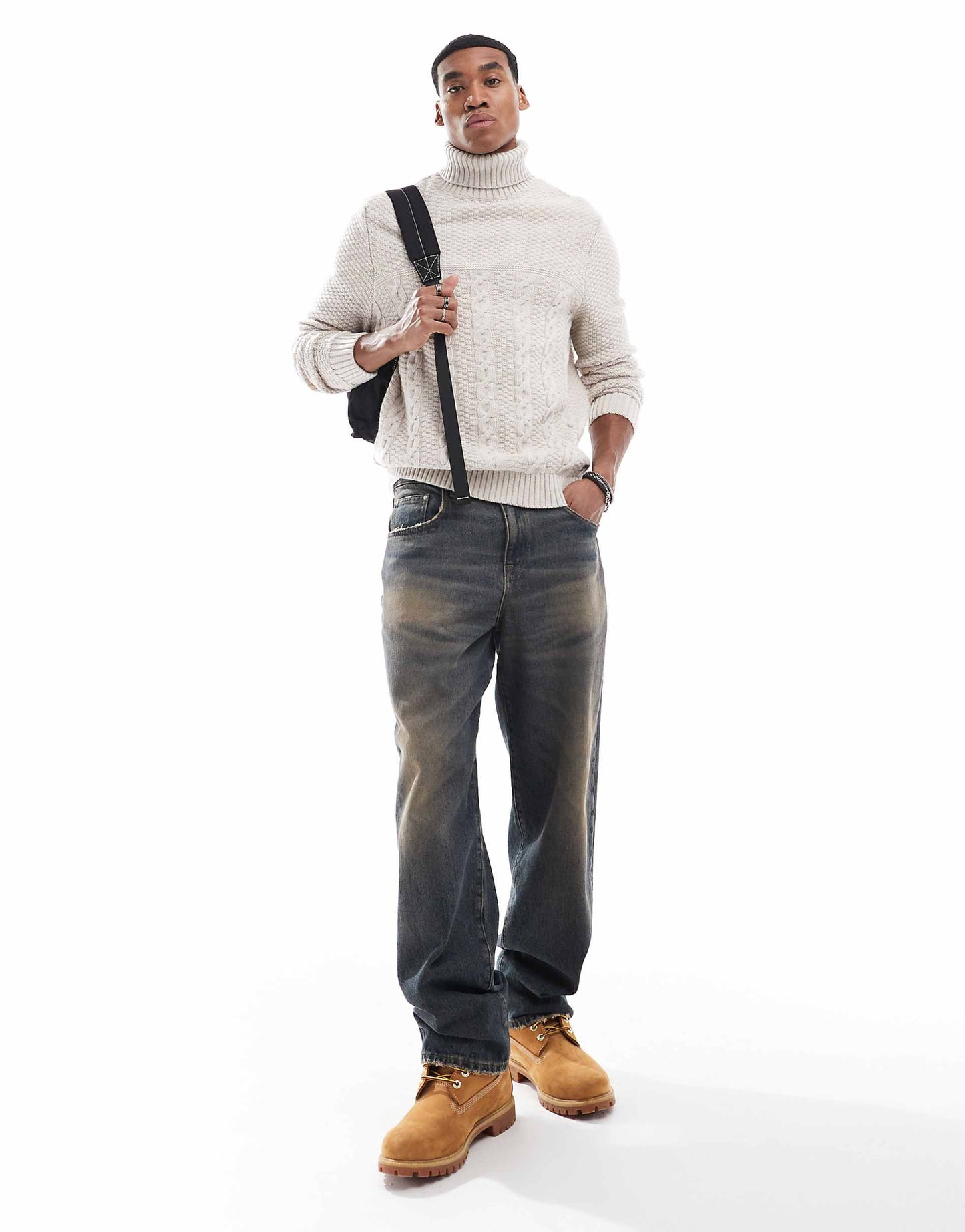 Daleside Roll Neck Knitted Jumper