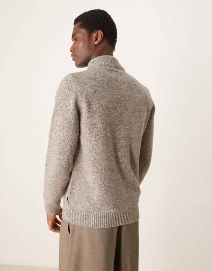 Sid Half Zip Knitted Jumper