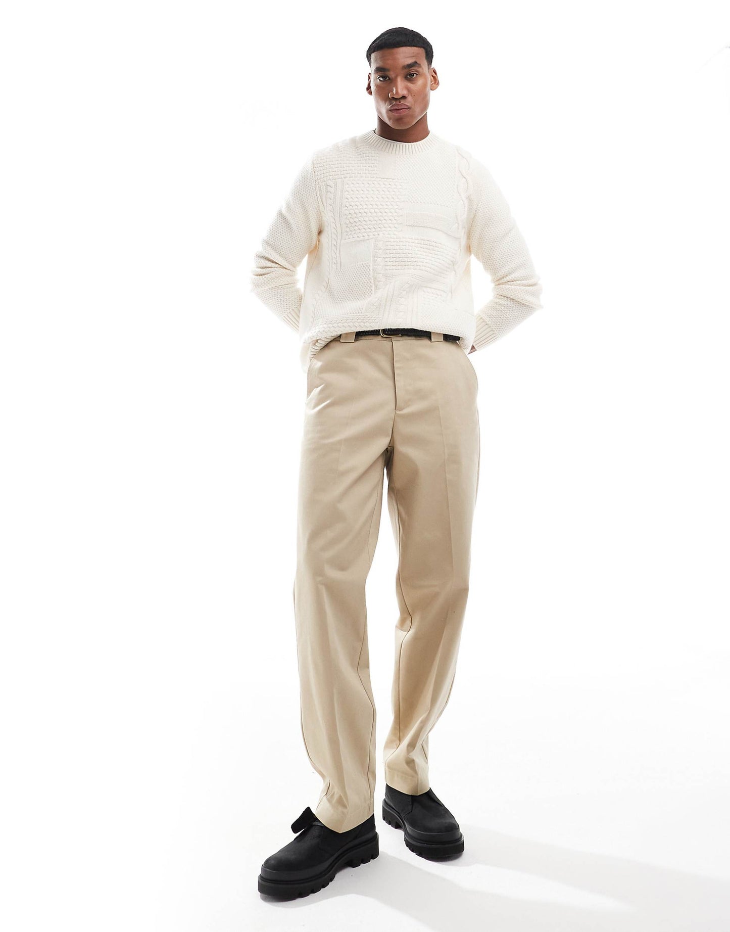 Casey Cable Crew Neck Sweater