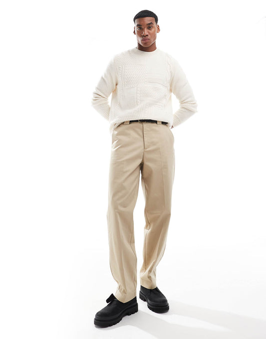 Casey Cable Crew Neck Sweater