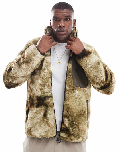 Moor Tie Dye Fleece Jacket