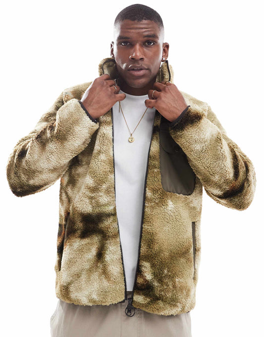 Moor Tie Dye Fleece Jacket