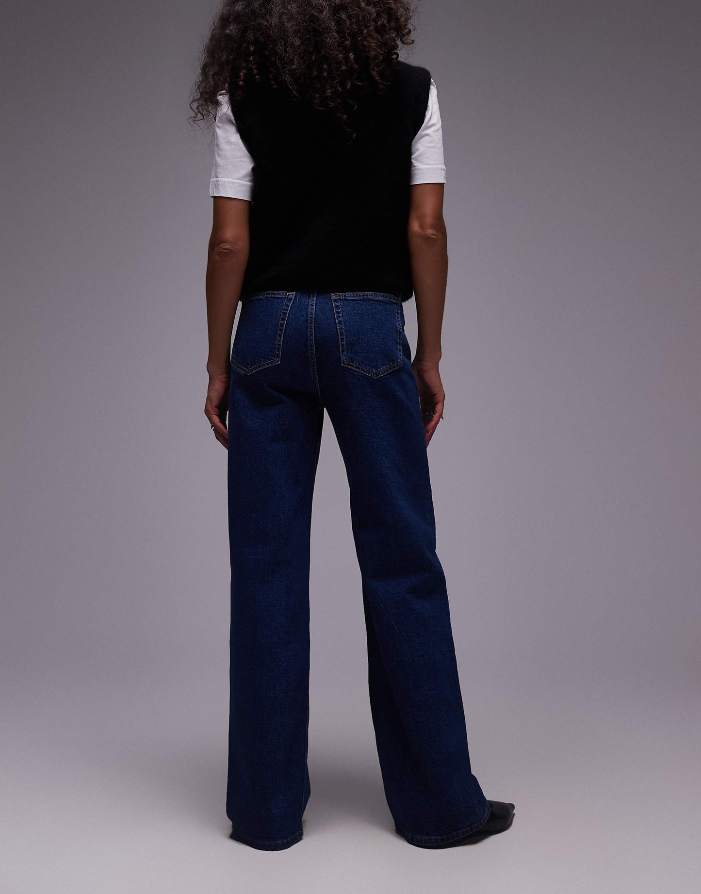 Lupine High Rise Wide Leg Jeans