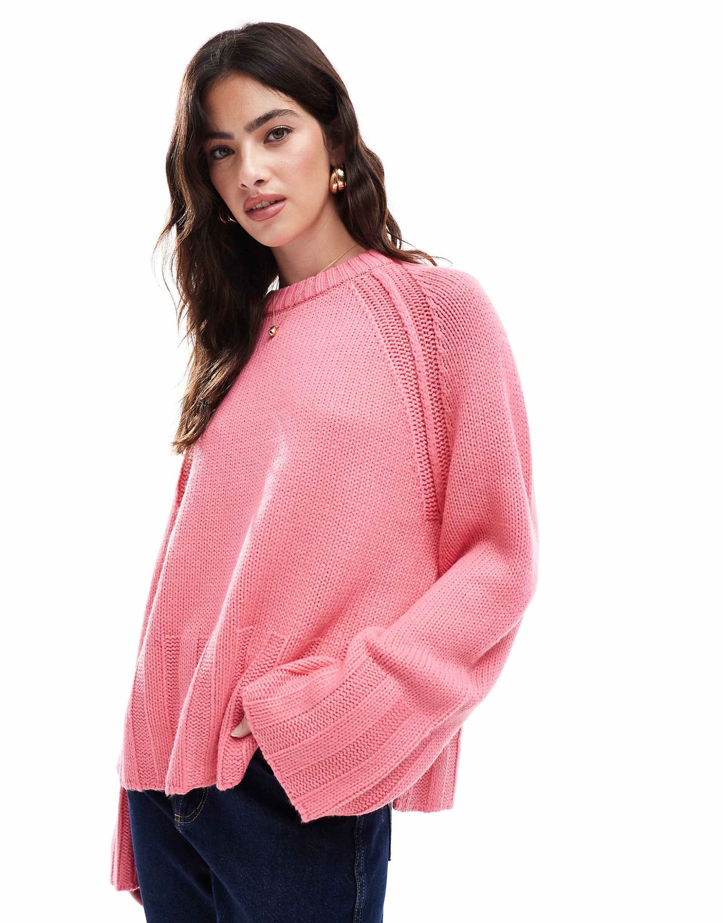 Wide Rib Boxy Jumper