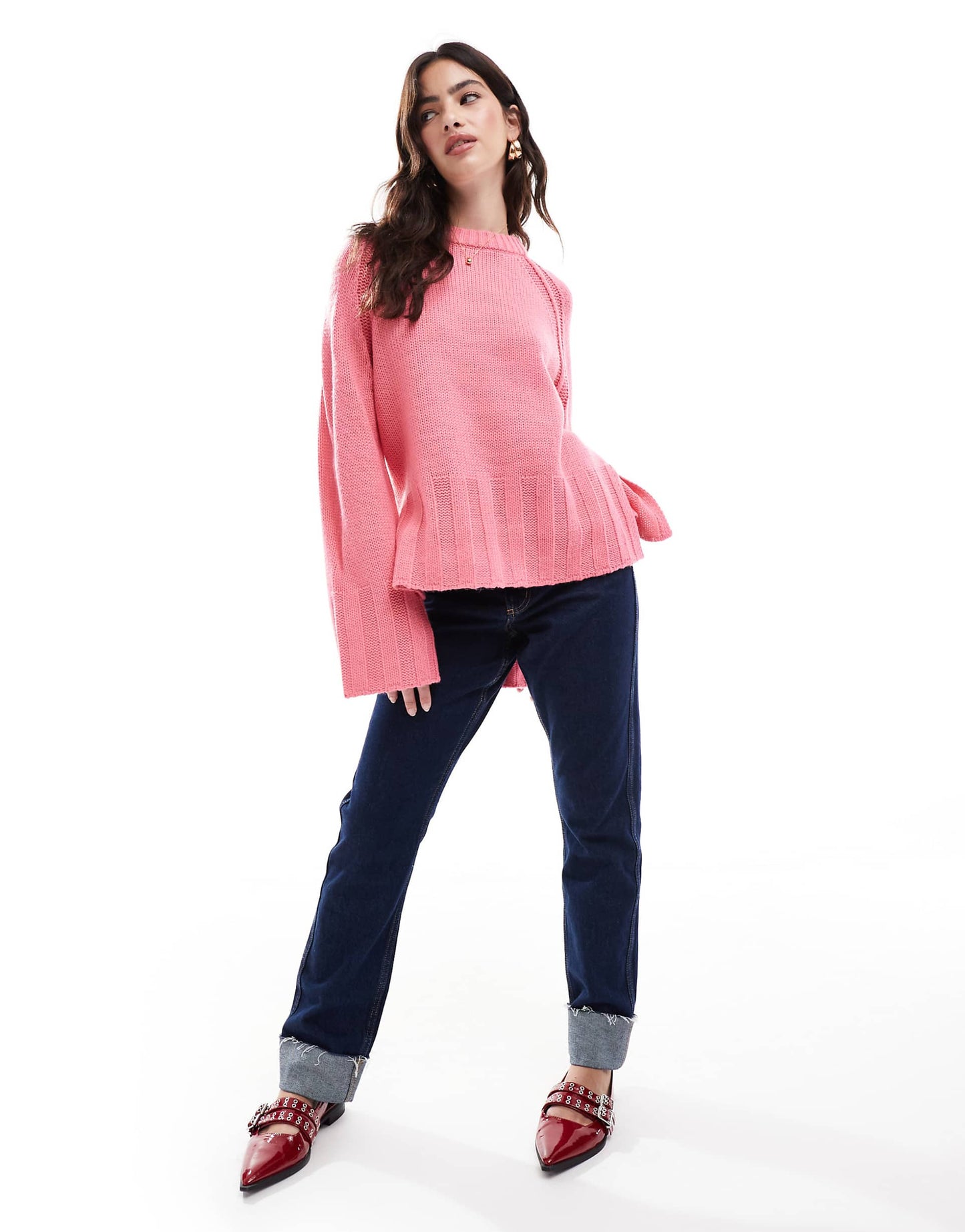 Wide Rib Boxy Jumper