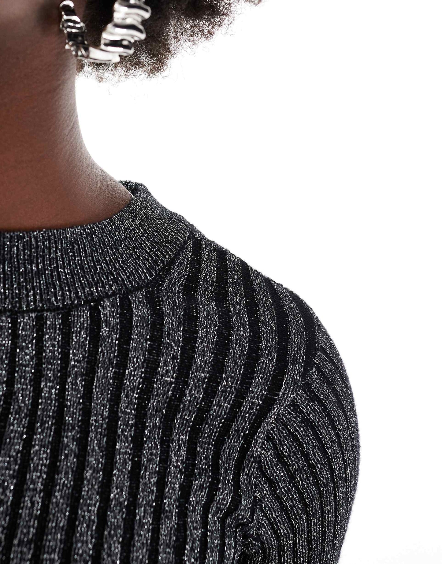 Long Sleeve Ribbed Knit Top