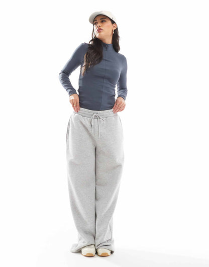Ribbed Jersey Double Zip Top