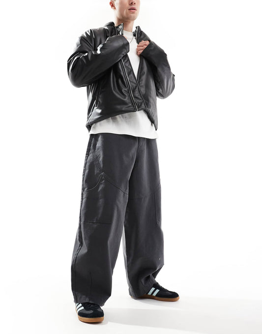 Oversized Baggy Trouser  With Workwear Patch