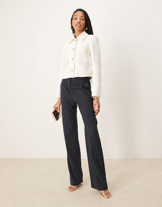 Tall Tailored Slim Straight Trousers