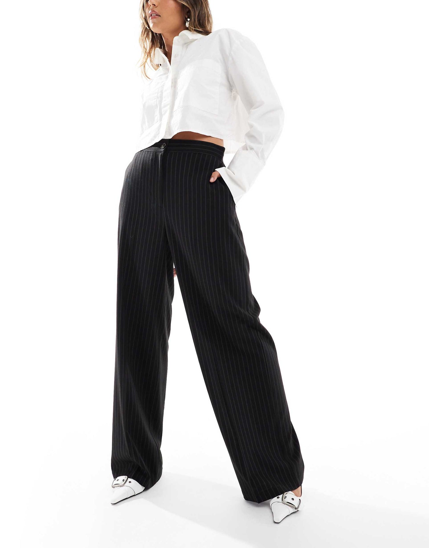 Tailored Relaxed Straight Leg Dad Trousers