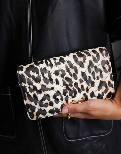 Chevron Quilted Crossbody Bag
