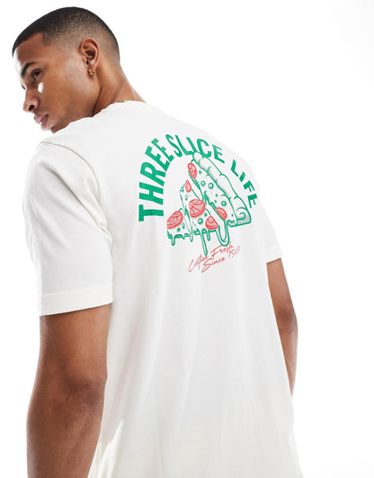 Sportswear T-Shirt With Pizza Print