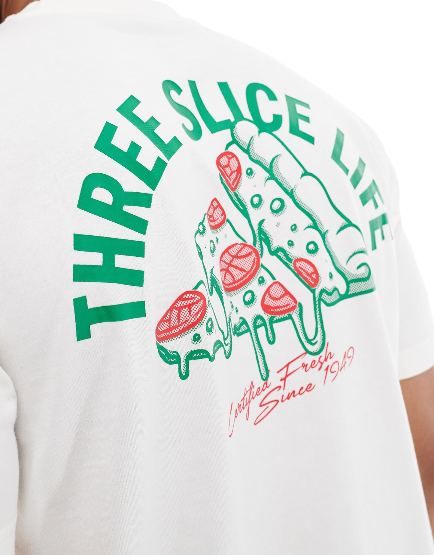 Sportswear T-Shirt With Pizza Print