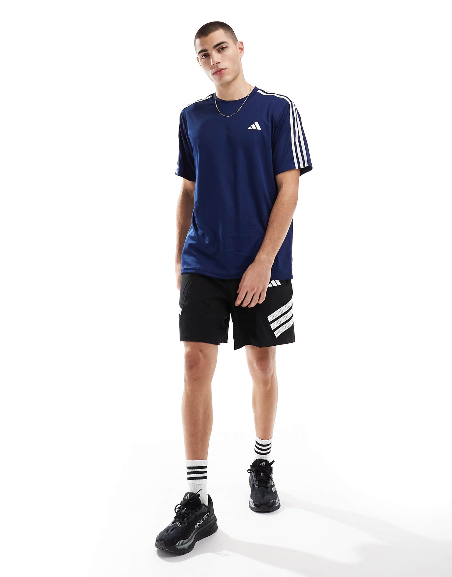 Training Essentials 3 Stripe T-Shirt
