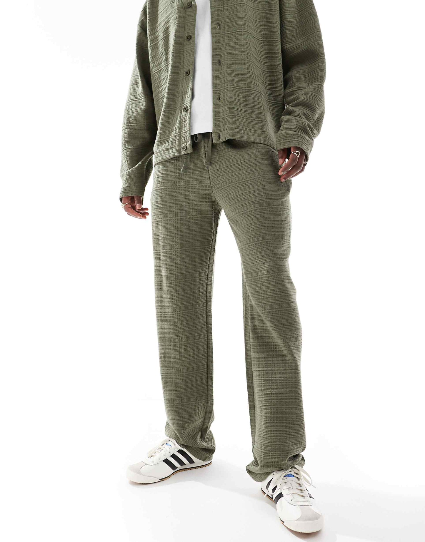 Straight Leg Textured Jogger