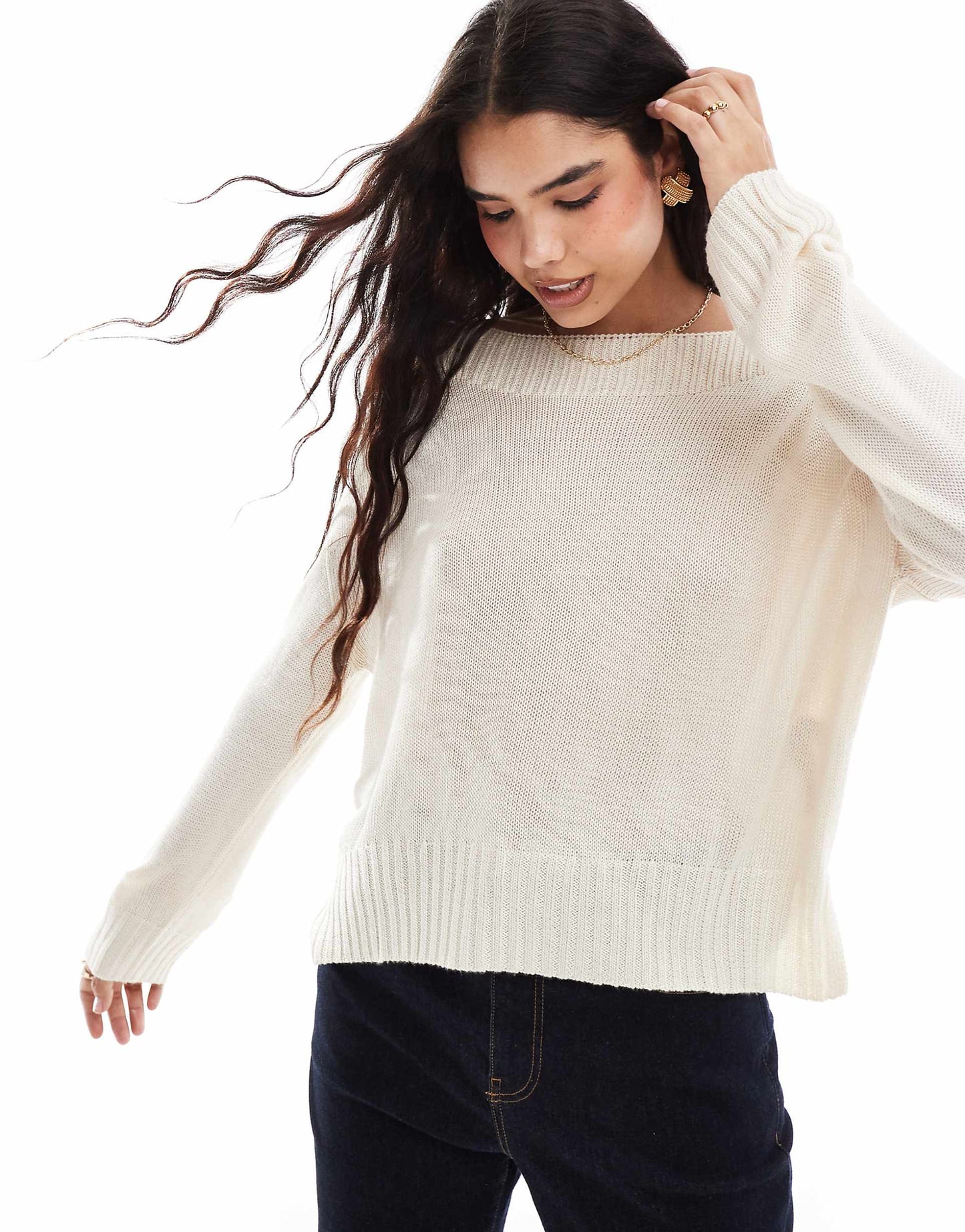 Off Shoulder Jumper