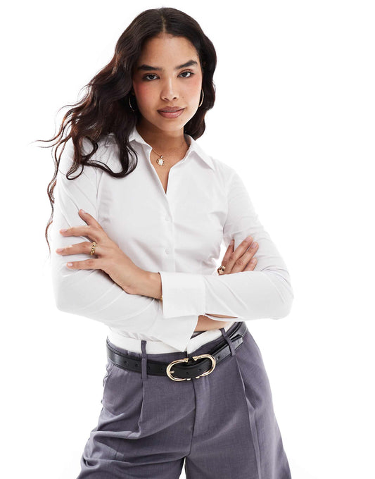 Fitted Poplin Shirt