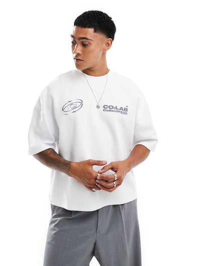 Boxy Oversized T-Shirt With Drop Shoulder