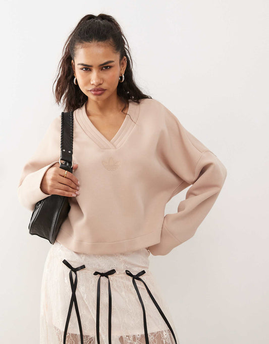 Ballet V-Neck Sweat