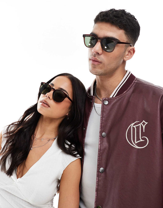 Bate Classic Round Sunglasses