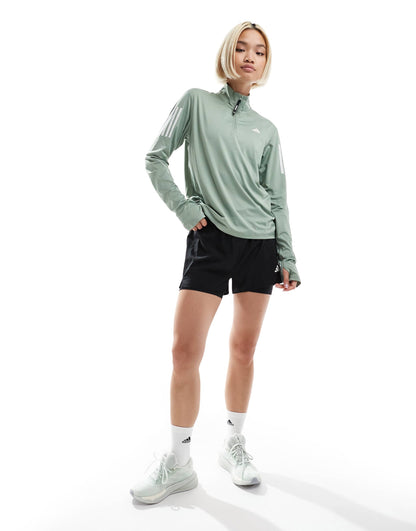 Running Own The Run 1/4 Zip Top