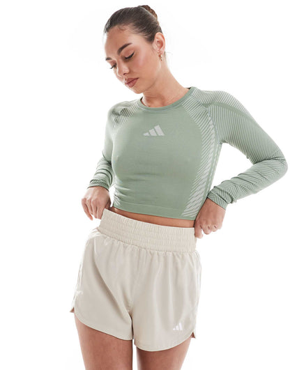 Training Seamless Long Sleeve Crop Top