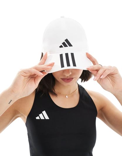 Baseball Cap With 3 Stripe Logo