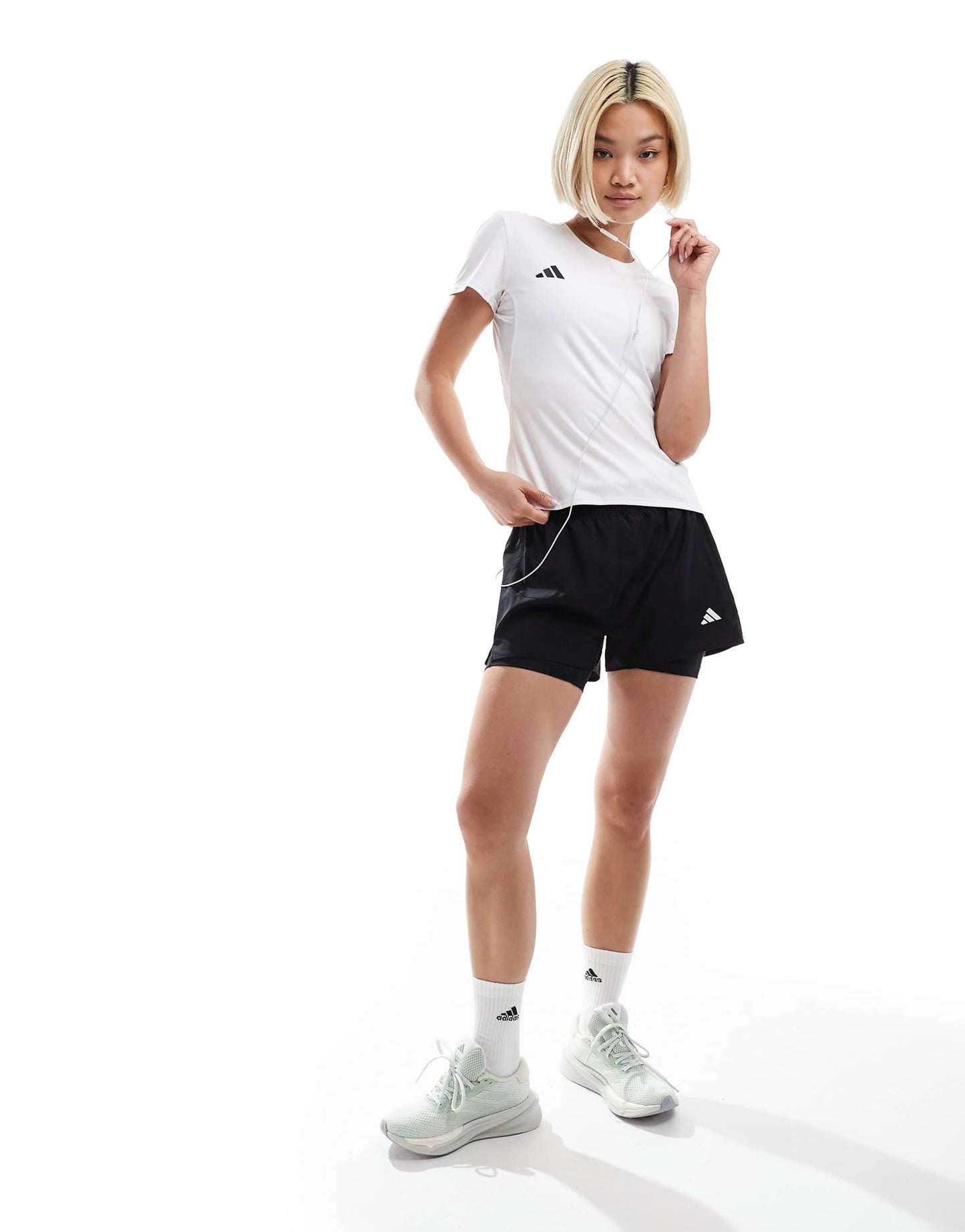 Running Own The Run 2In1 Shorts With 3 Stripe