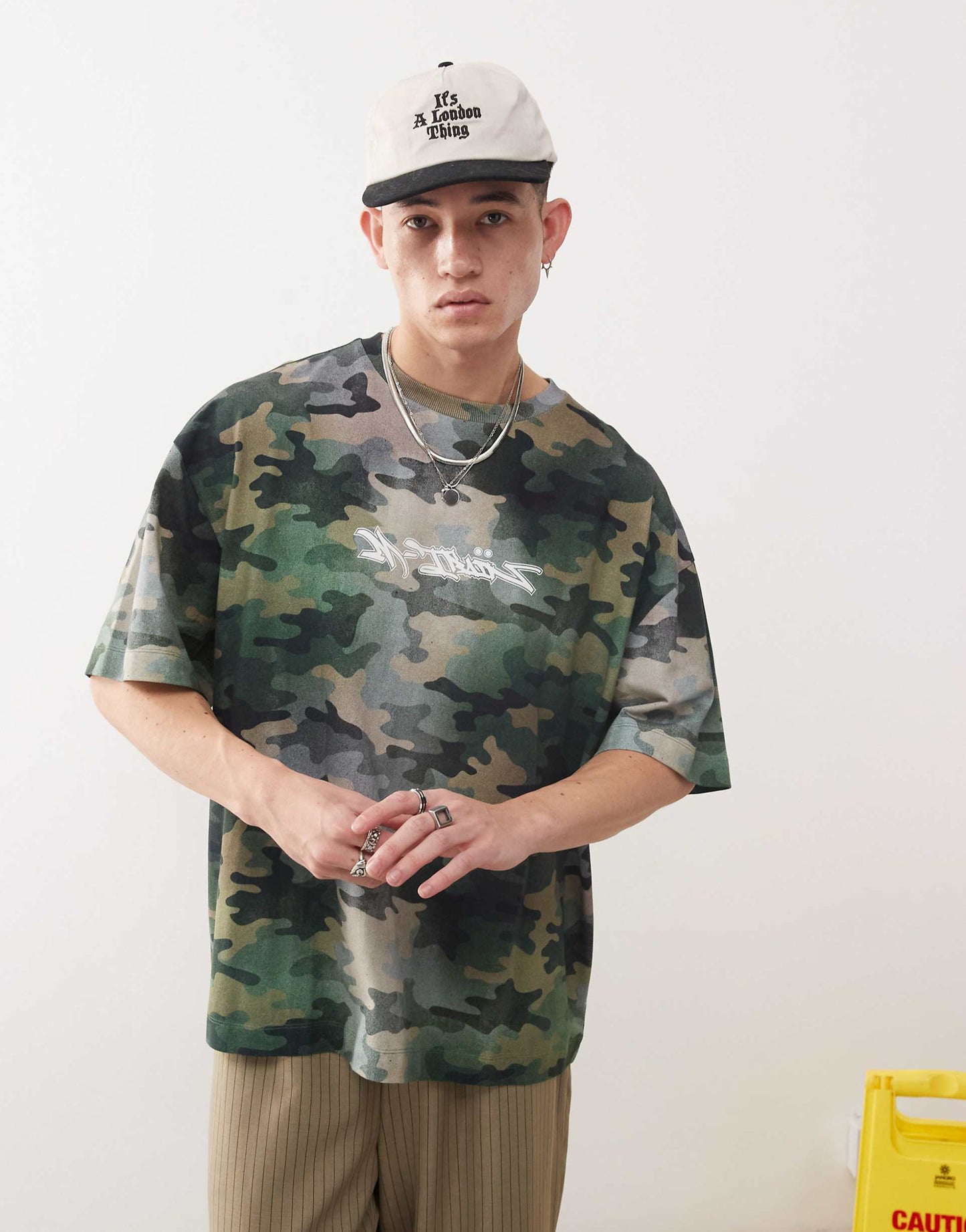 Relaxed Graffiti Graphic T-Shirt