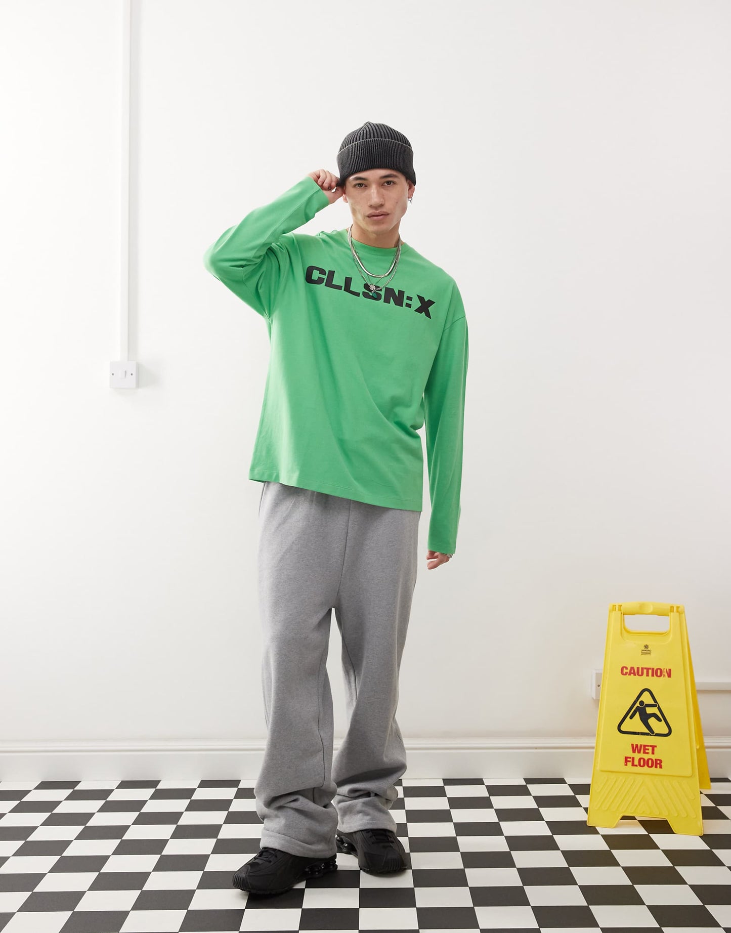 Long Sleeve Logo Tour Graphic T-Shirt