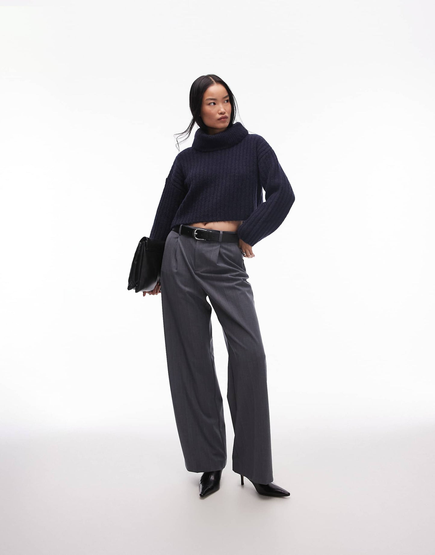 Bruni Roll-Neck Cable Knit Jumper