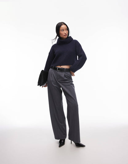 Bruni Roll-Neck Cable Knit Jumper