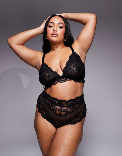 Curve Lola Lace High Waist Brief