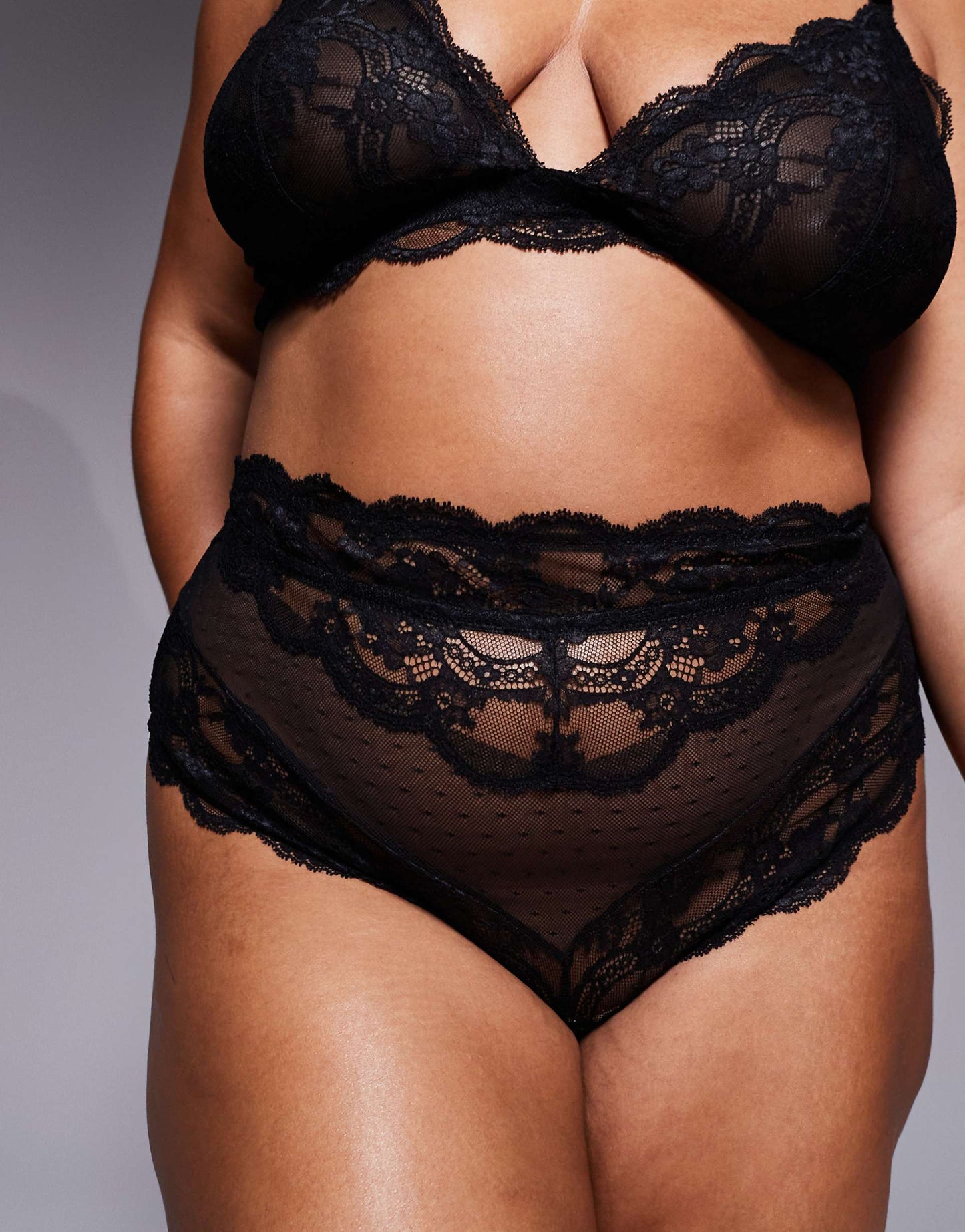 Curve Lola Lace High Waist Brief