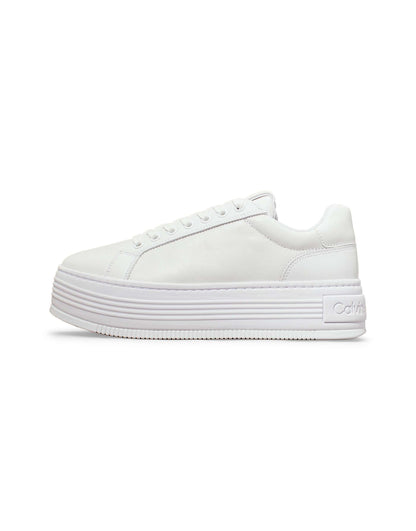 Leather Platform Trainers