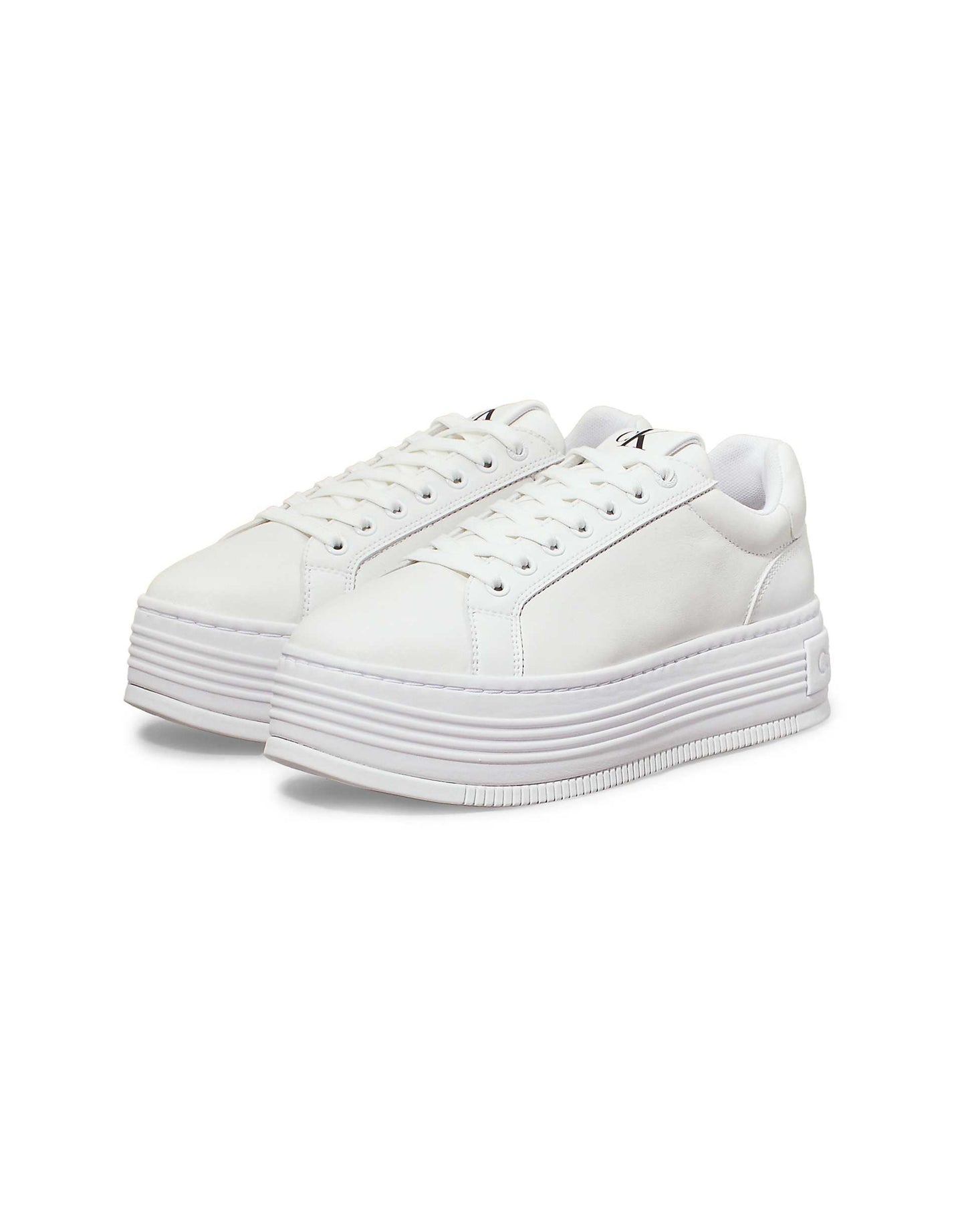 Leather Platform Trainers