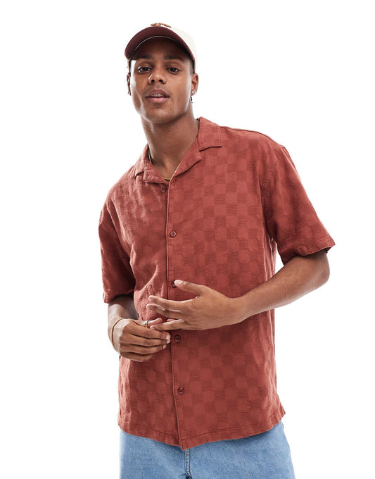Checked Detail Shirt