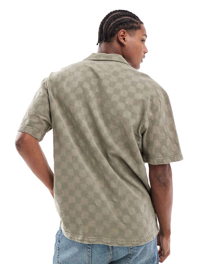 Checked Detail Shirt