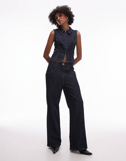 Slouchy Straight Leg Jean Co-Ord