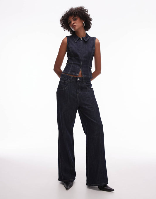 Slouchy Straight Leg Jean Co-Ord