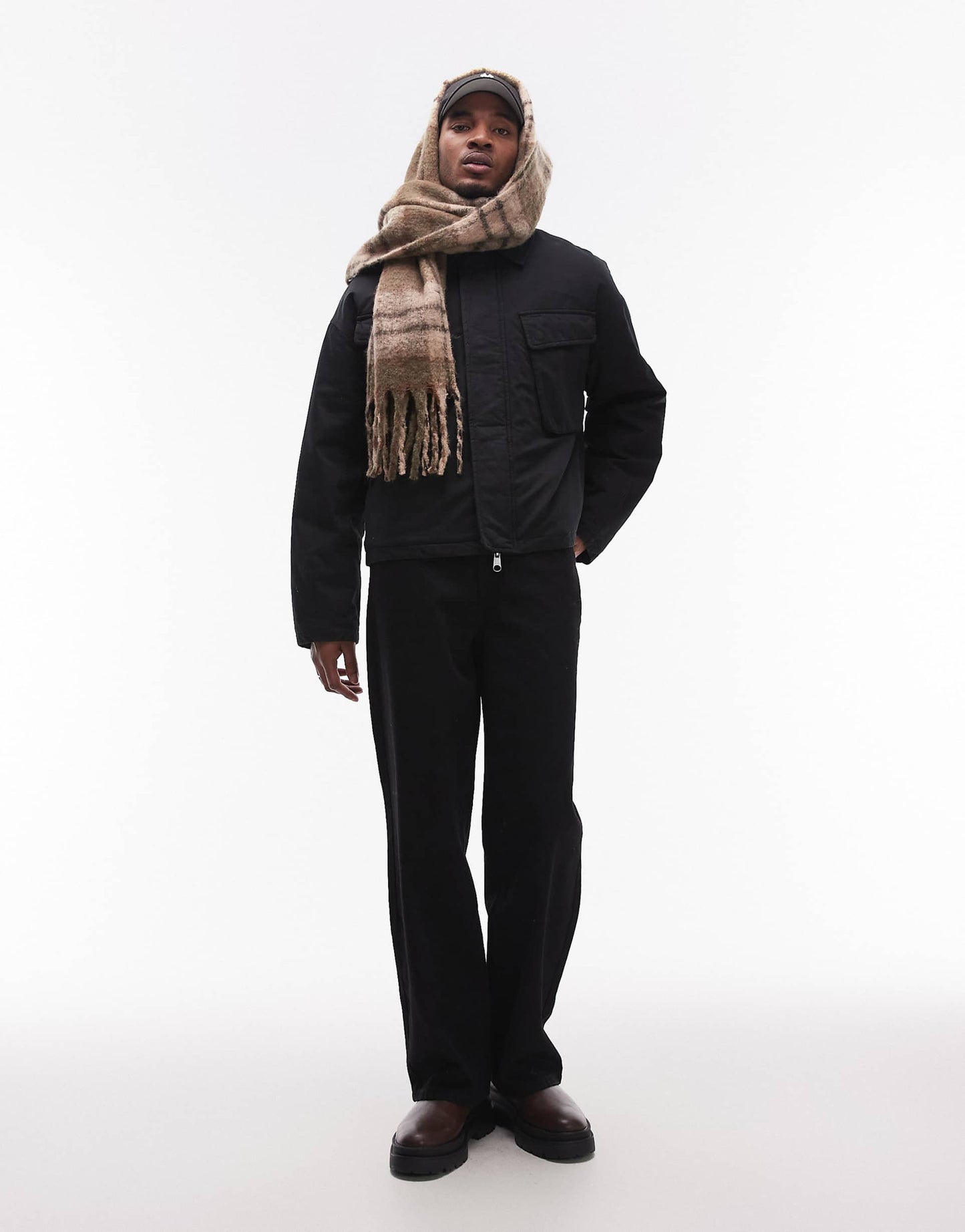 Harrington Jacket With Double Chest Pockets