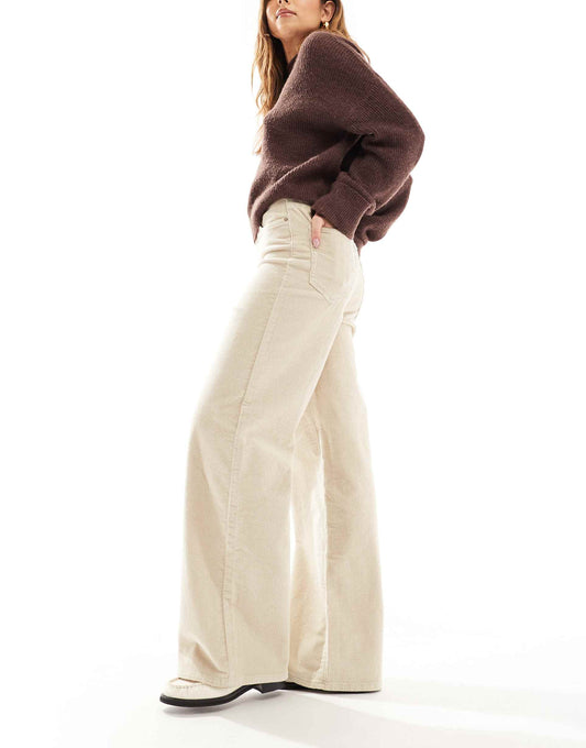 Hope High Waist Wide Leg Cord Trousers