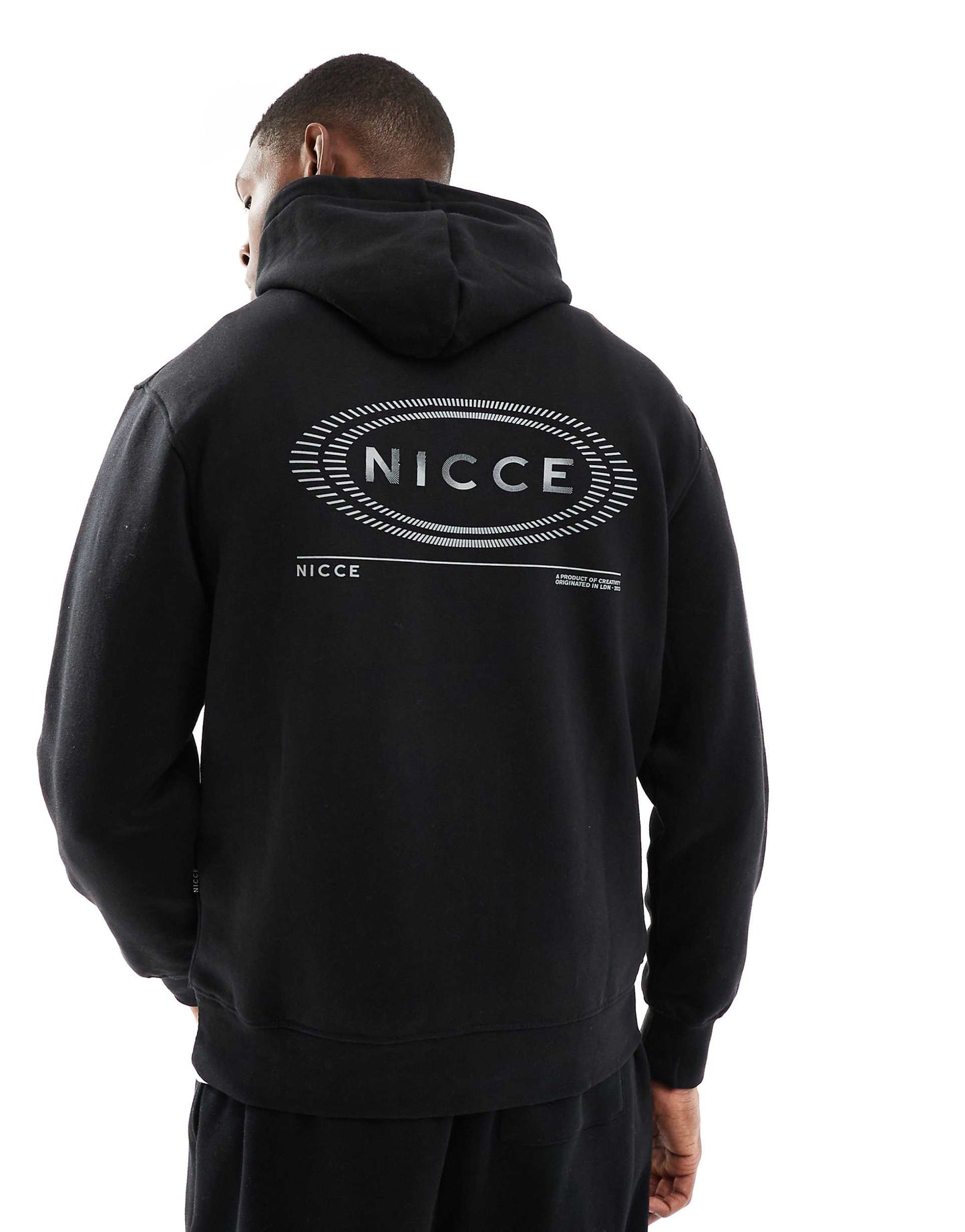 Back Print Logo Hoodie