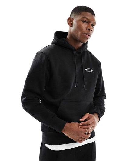 Back Print Logo Hoodie