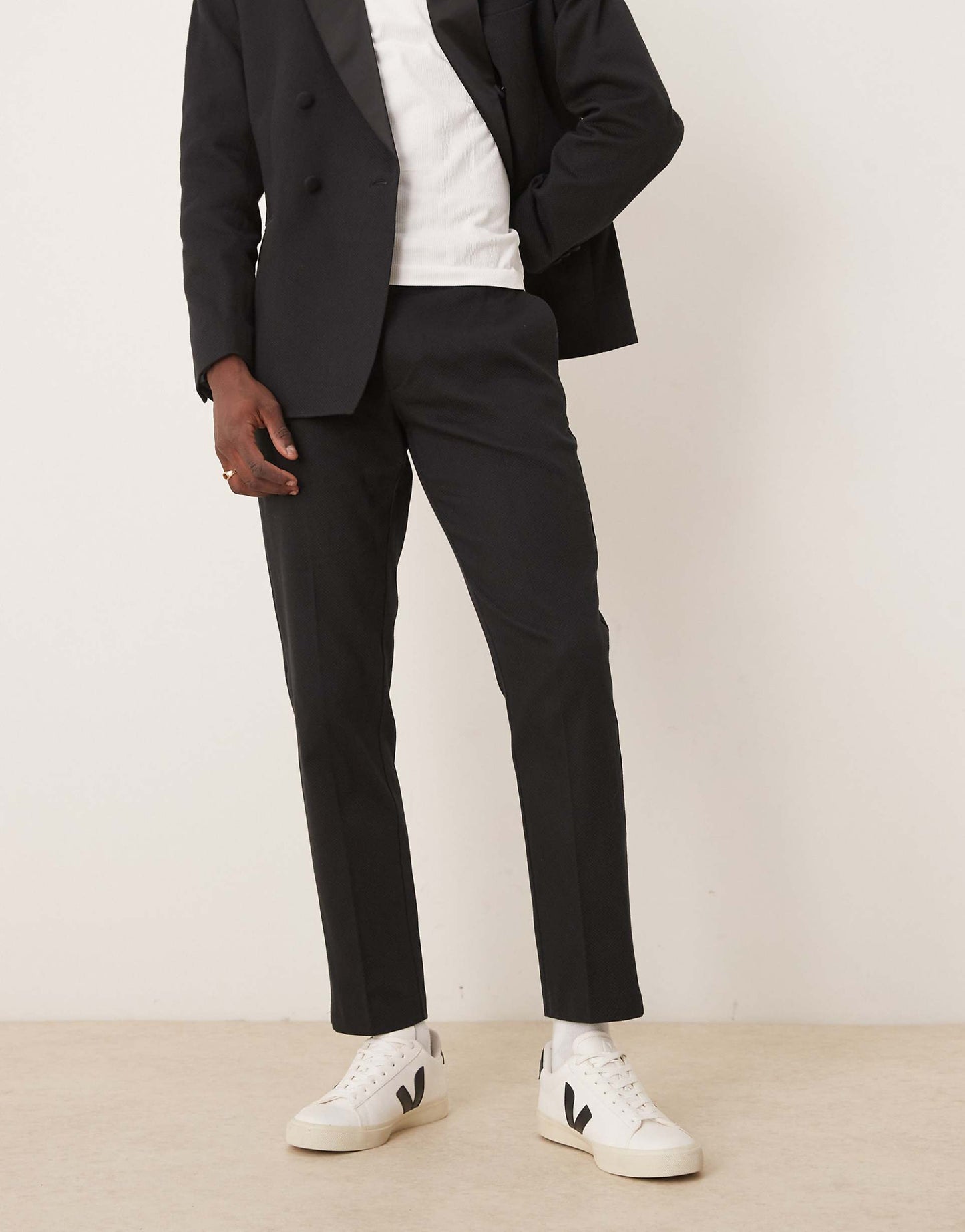 Premium Slim Tuxedo Suit Trousers