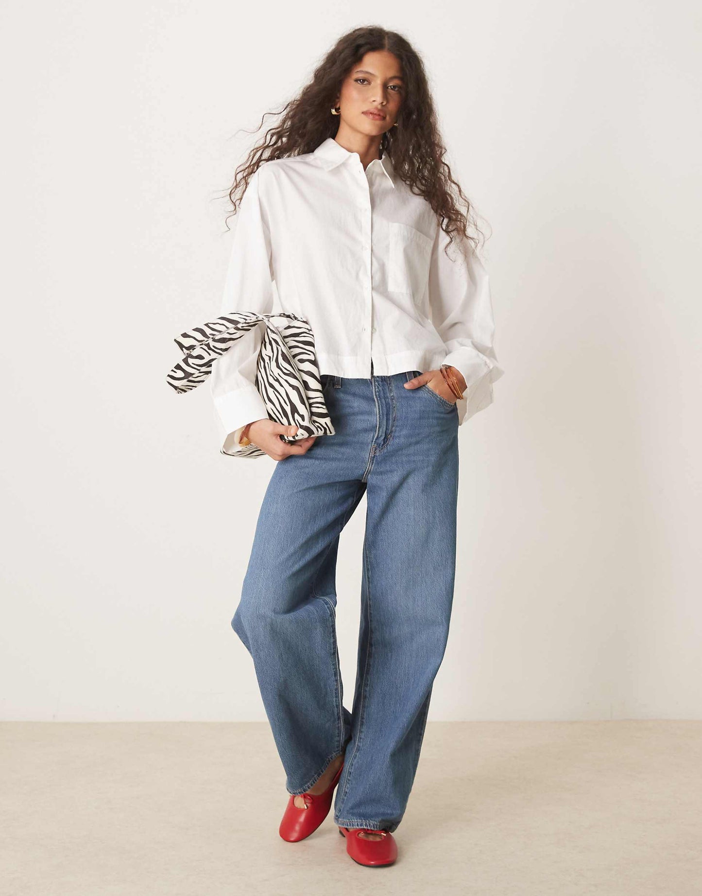 Femme Cropped Boxy Shirt