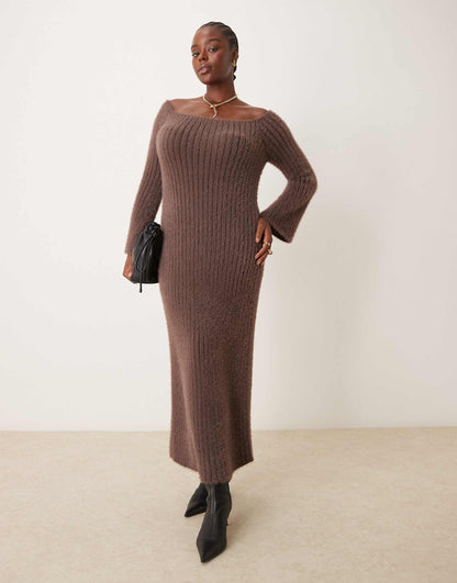 Curve Knit Midaxi Dress