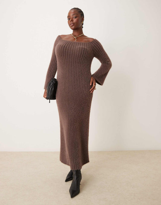 Curve Knit Midaxi Dress